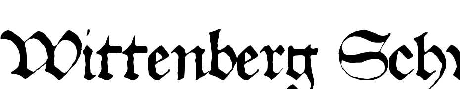 Wittenberg Schwabacher Yazı tipi ücretsiz indir